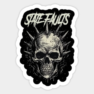 STATE FAULTS VTG Sticker